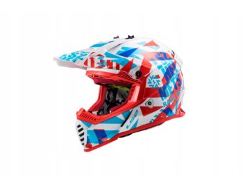 KASK LS2 MX437 FAST EVO FUNKY RED WHITE M