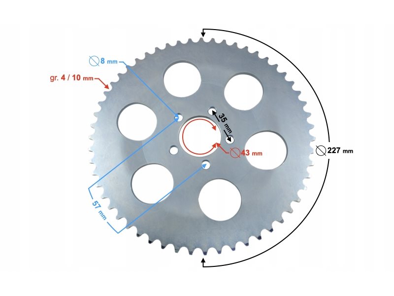 ZEBATKA TYL OGAR Z-55 CAR 415 5916312028975 IMPORT