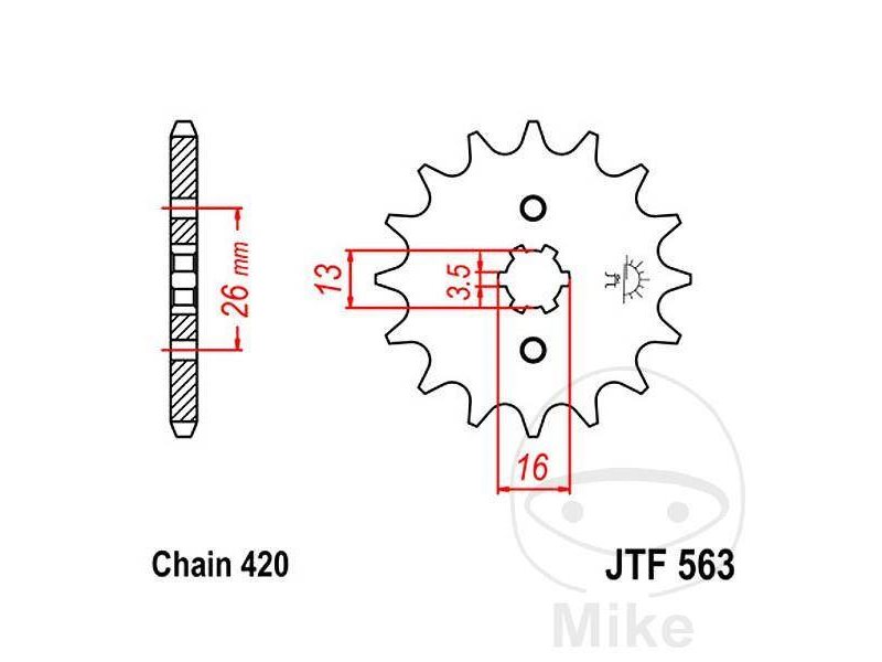ZEBATKA PRZOD JTF563 Z-15 CAR 420 2200228