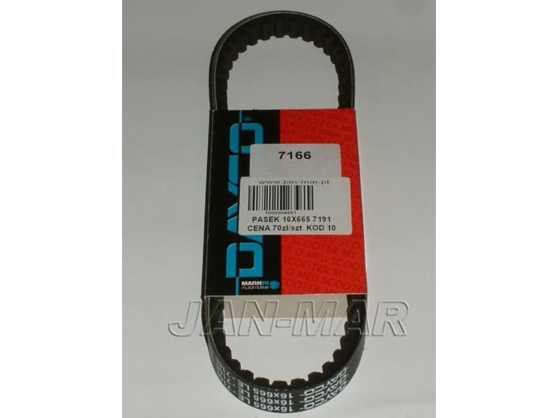 PASEK 16X665 NR163750220