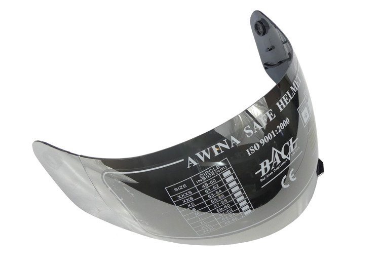 SZYBA KASKU AWINA SREBRNA TN007 AJ9015