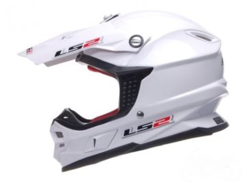 KASK LS2 MX456 SINGLE MONO WHITE ENDURO L