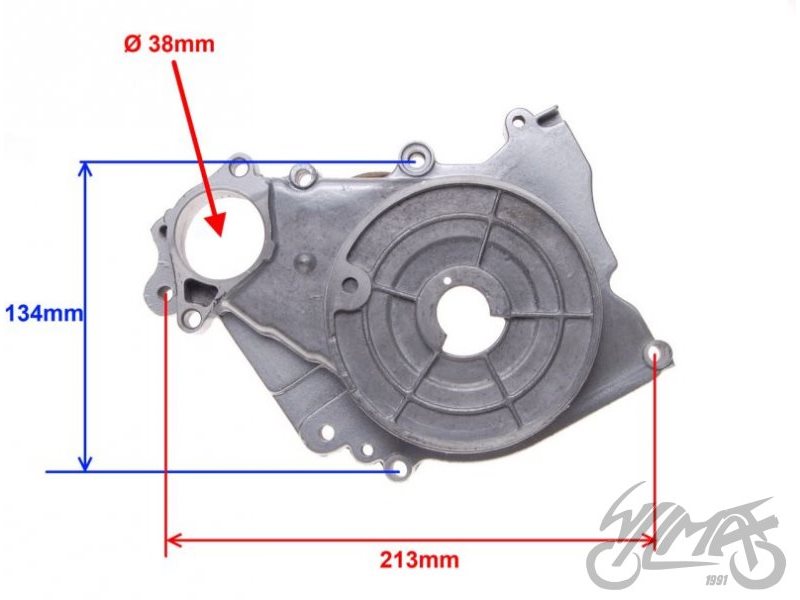 POKRYWA STATORA ATV110 DOLNY ROZRUSZNIKA ZQ0057