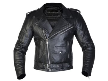 KURTKA OZONE RAMONES SKORA BLACK 2XL