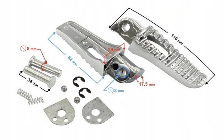 PODNOZKI TYL B-MAX 5906312725202 PARA