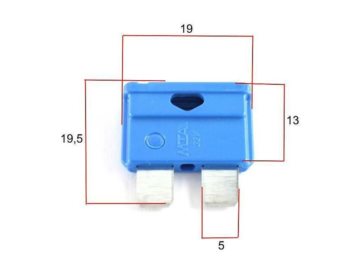 BEZPIECZNIK PLASKI 15A 3318