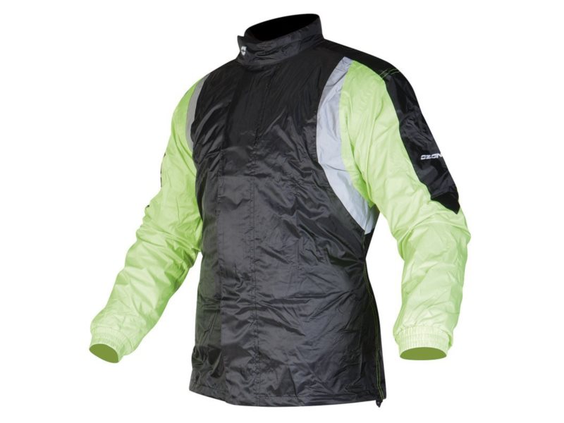 KURTKA PRZECIWDESZ.OZONE MARIN BLACK/FLUO YELL M
