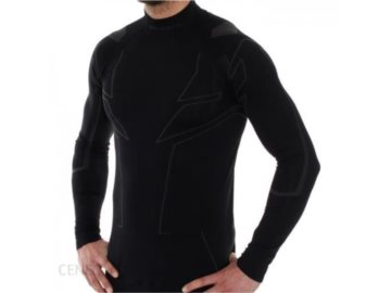 BLUZA BRUBECK MESKA COOLER CZARNA DLUGI REKAW S