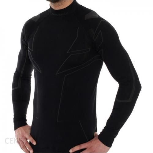 BLUZA BRUBECK MESKA COOLER CZARNA DLUGI REKAW S