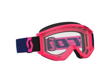 GOGLE SCOOT RECOIL XI BLUE/FLUO PINK CLEAR WORKS
