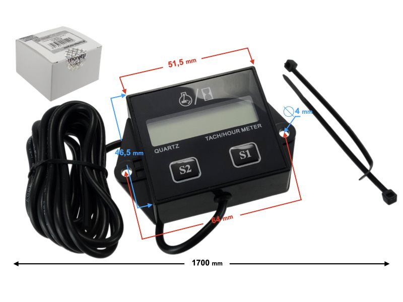 LICZNIK MOTOGODZIN ATV UNIWERSAL 5905220802289