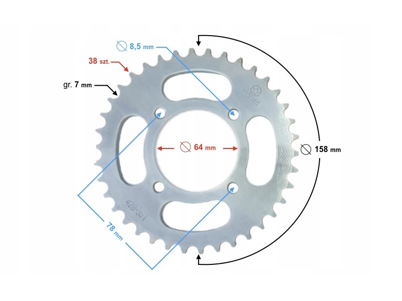 ZEBATKA TYL 428 Z38 5905220855841