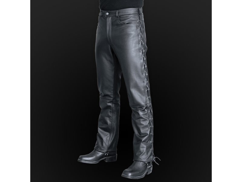 SPODNIE SKORA WIAZANE S-31 ROZM. 60