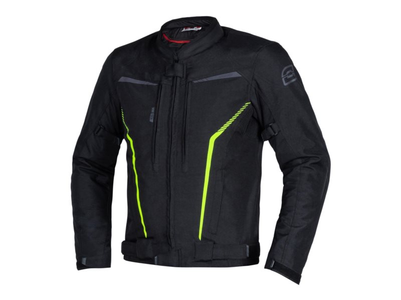 KURTKA OZONE DELTA IV BLACK/FLUO YELLOW 3XL