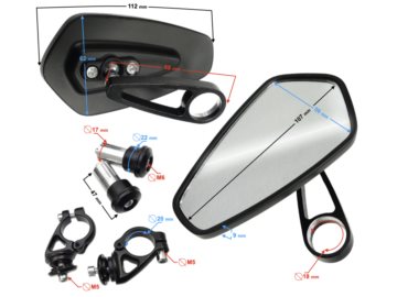 LUSTERKA W KIEROWNICE UNIWERS. NAKED 5905220804023