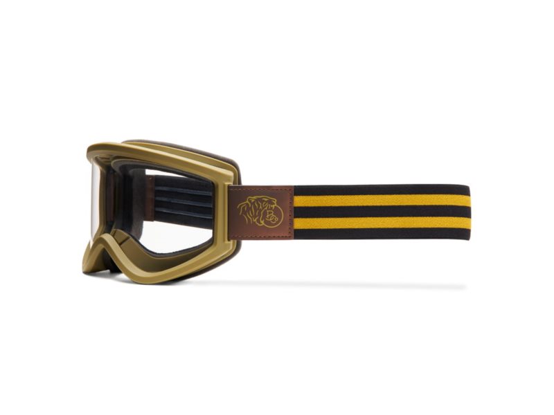 GOGLE BROGER MONTANA GREEN/ORANGE/SILVER