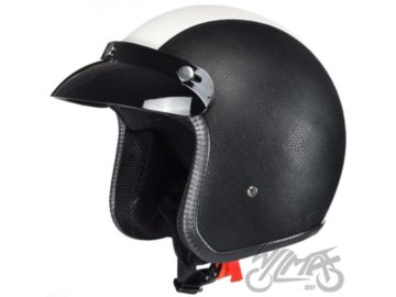 KASK AWINA OTWARTY CZARNO-BIALY AJ1927 XXL TN8658