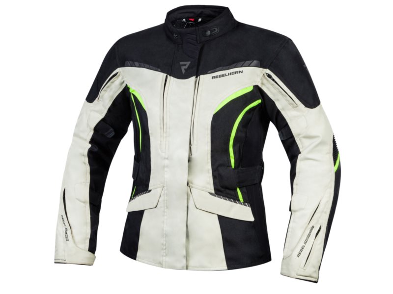 KURTKA REBELHORN HIKER III LADY BLACK/GREY/FLO XL